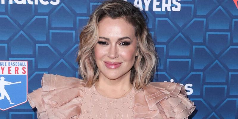 Alyssa Milano at The 'Players Party' 2022 Co-Hosted By Michael Rubin, MLBPA And Fanatics