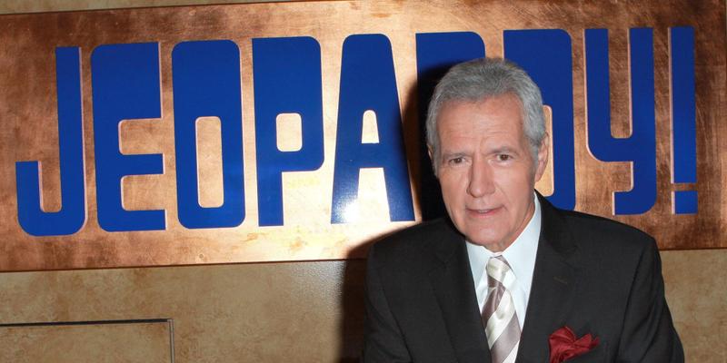 Alex Trebek at the ''Jeopardy!'' Hall of Fame Ribbon Cutting Ceremony
