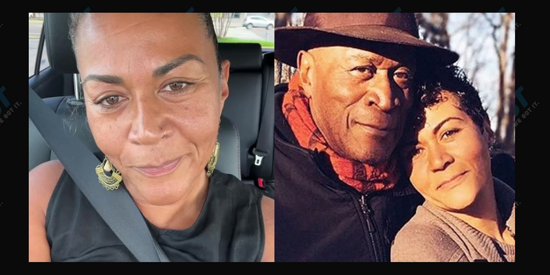 John Amos and daughter Shannon Amos