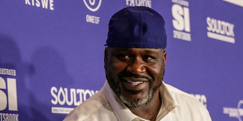 Shaquille O'Neal at the Sports Illustrated Super Bowl Party