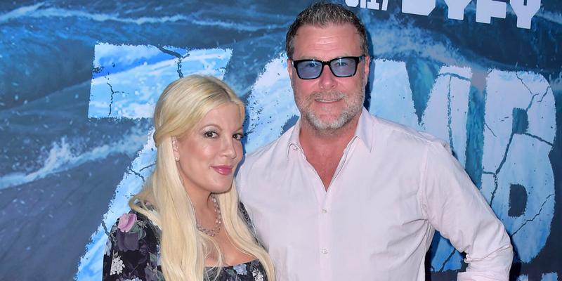 Tori Spelling and Dean McDermott atremiere 'Zombie Tidal Wave' In Los Angeles