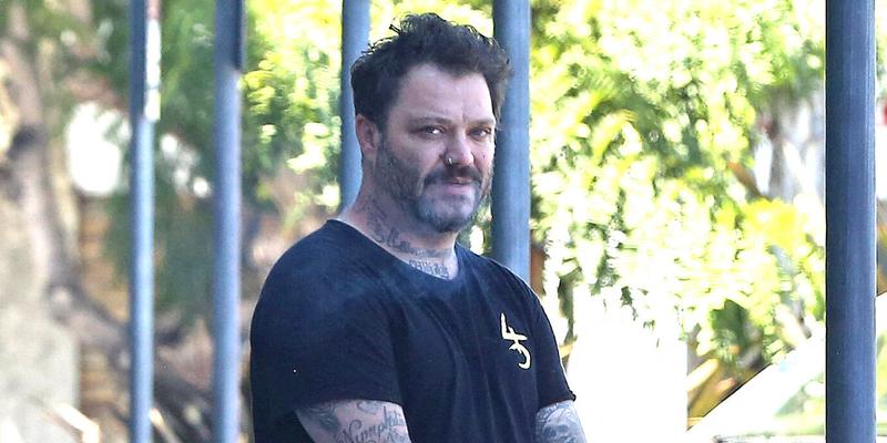 Bam Margera seen after being released from jail after being arrested for Trespassing