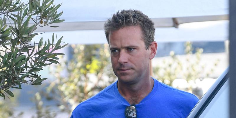 Armie Hammer steps out for breakfast with a friend