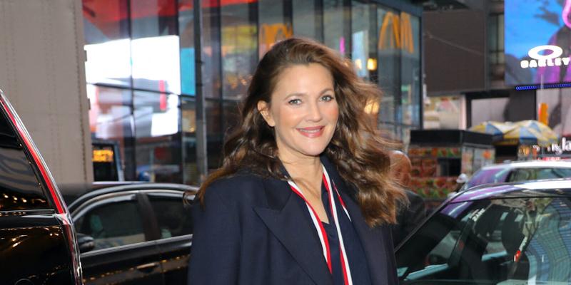 Drew Barrymore at the Morning show