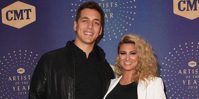 Andre Murillo and Tori Kelly at the 2019 CMT Artists of the Year