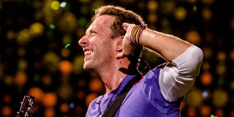 Coldplay live at San Siro Stadium in Milano