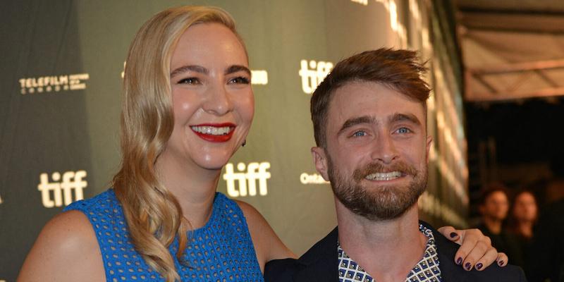 Daniel Radcliffe (R) and girlfriend Erin Darke attend the Midnight Madness screening of 'Weird: The Al Yankovic Story' on opening night of the Toronto International Film Festival