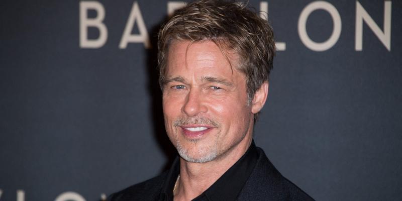 Brad Pitt looks youthful during commerical shoot in France