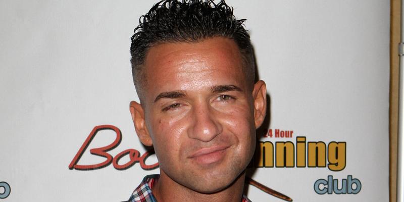 Jersey Shore's Mike "The Situation" Sorrentino poses at the opening Boca Tanning Club in Miami