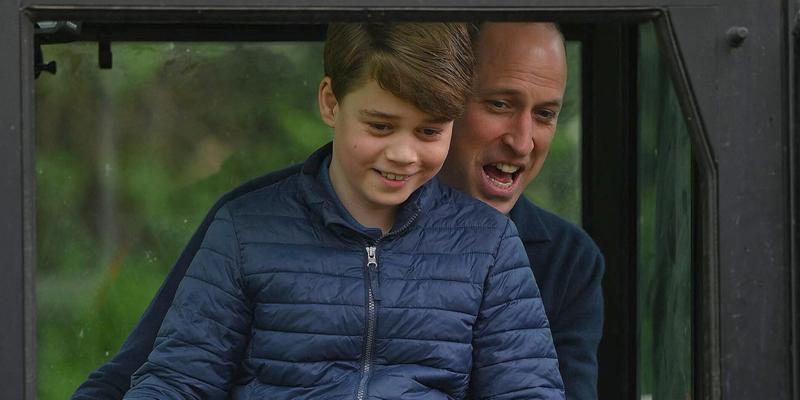 Prince George and Prince William take part in the Big Help Out