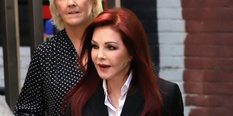 Priscilla Presley gets her prints into Hollywood ahead of the premiere debut of "Elvis" movie