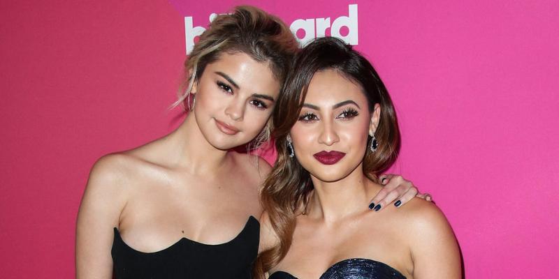 Selena Gomez and Francia Raisa at the Billboard Women In Music 2017