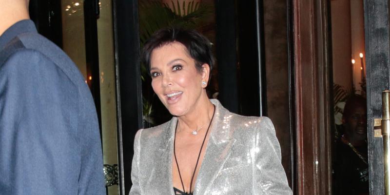 Kris Jenner and Corey Gamble leaving Beyonce after party in Paris