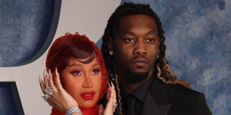 Offset and Cardi B at the 2023 Vanity Fair Oscar Party - Arrivals