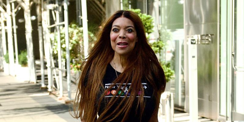 Wendy Williams is pictured leaving her New York City apartment with her manager William Selby, on August 8, 2022