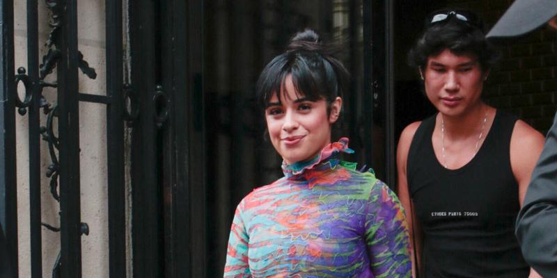 Camila Cabello attending Jean Paul Gaultier show during Paris Fashion Week