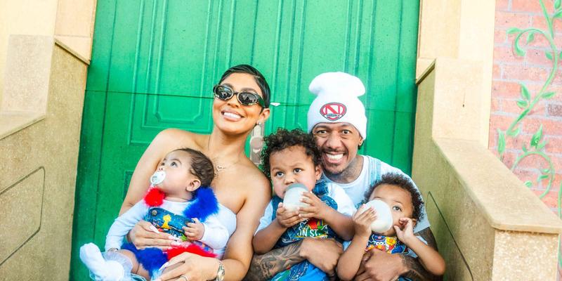 Nick Cannon and Abby De La Rosa celebrate their twins 2nd birthday and Fathers Day at Sesame Place San Diego