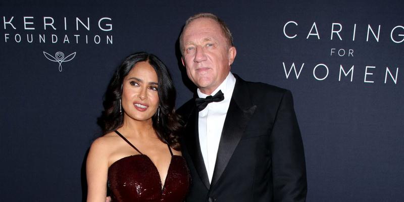 Salma Hayek at the Kering Foundation's 2nd Annual Caring for Women dinner