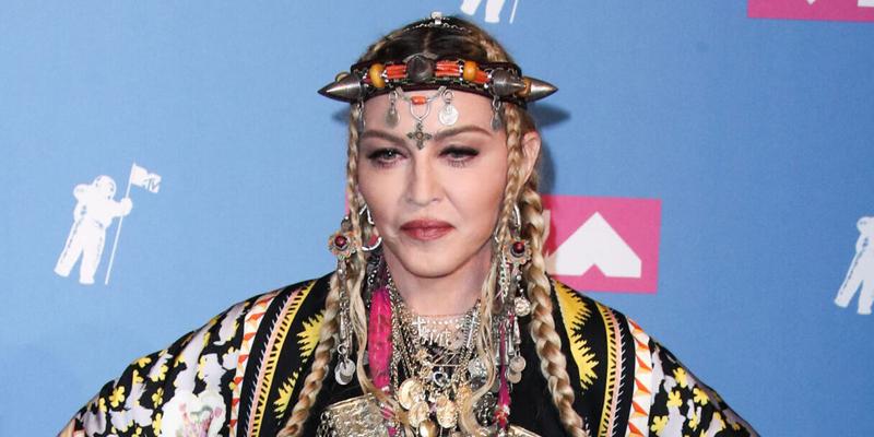 Madonna attends the 2018 MTV Video Music Awards - Press Room