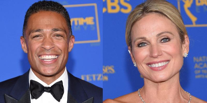 Amy Robach, T.J. Holmes Caught On Motorcycle Ride Amid Divorces