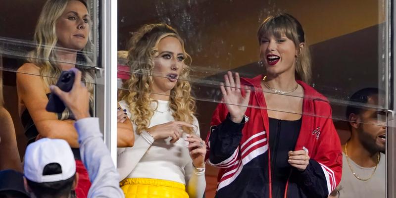 Taylor Swift, Brittany Mahomes Share Secret Handshake At Chief Game