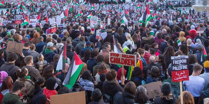 PHOTOS: Washington D.C. SWARMED By Pro-Palestine Protesters