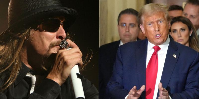 Donald Trump & Kid Rock Chat It Up In Surprising UFC Ringside Appearance