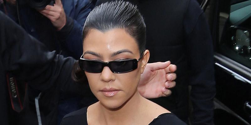 Kim Kardashian arrives with sister Kourtney for filming in Paris