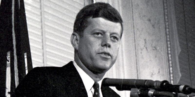 Sen. John F. Kennedy Speaks at the National Press Club