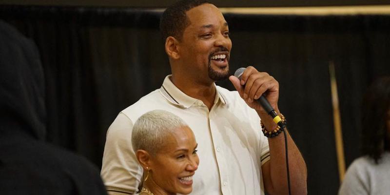 Will Smith shows support for wife Jada Pinkett Smith with surprise appearance at book tour stop in Baltimore