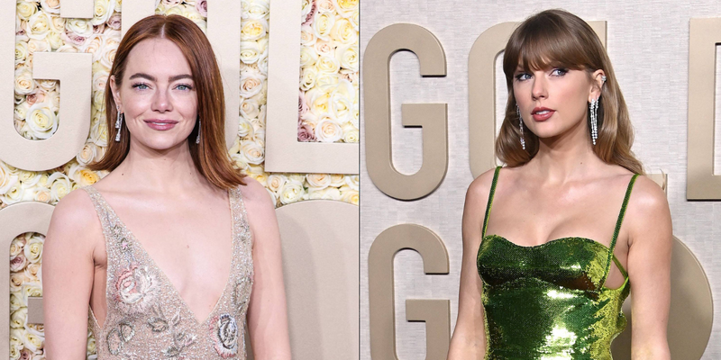 Emma Stone Jokingly Curses At Taylor Swift For Loudly Cheering For Her Award Win