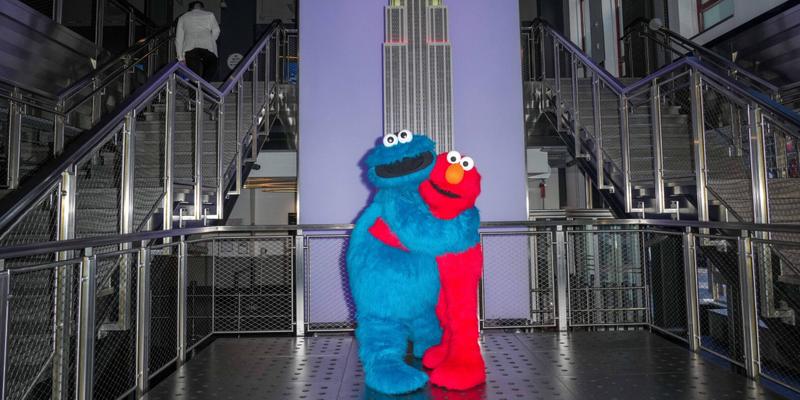 Elmo and Cookie Monster