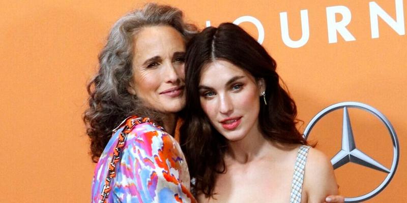 Andie MacDowell and daughter Rainey Qualley attend the Marc Cain Fashion Show Fall/Winter 2023 at Tempelhof Airport on January 18, 2023 in Berlin, Germany. 18 Jan 2023 Pictured: Andie MacDowell and daughter Rainey Qualley arrive to the Marc Cain Fashion Show Fall/Winter 2023 at Tempelhof Airport on January 18, 2023 in Berlin, Germany. Photo credit: MEGA TheMegaAgency.com +1 888 505 6342 (Mega Agency TagID: MEGA934615_004.jpg) [Photo via Mega Agency]