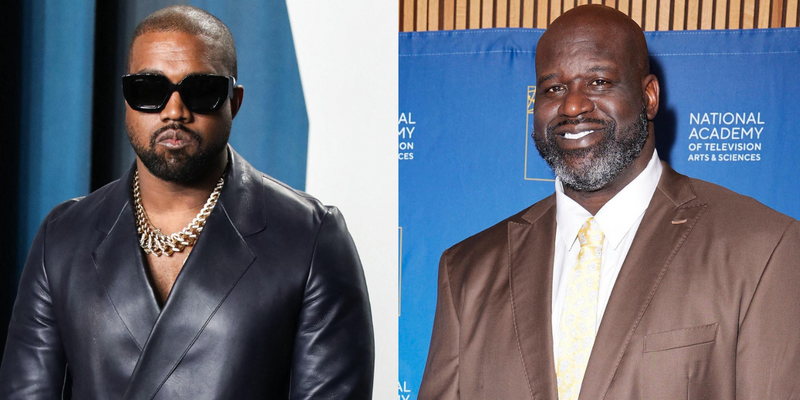 Shaquille O’Neal Tells Kanye West To 'Man Up' And Stop 'Snitchin' In Now-Deleted Post