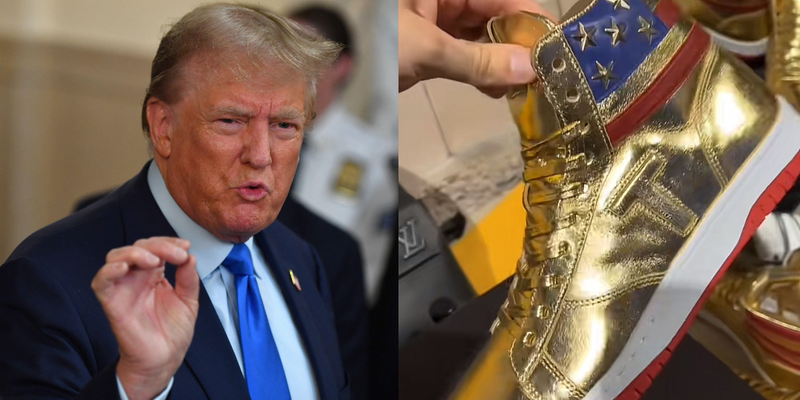 Fox New Host Claims Donald Trump Has Won Over Black Voters With His Gold Sneakers