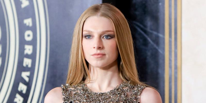 Hunter Schafer attends The Hunger Games: The Ballad of Songbirds and Snakes premiere
