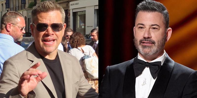 Jimmy Kimmel Doubled Down On Matt Damon 'Feud' At The Oscars