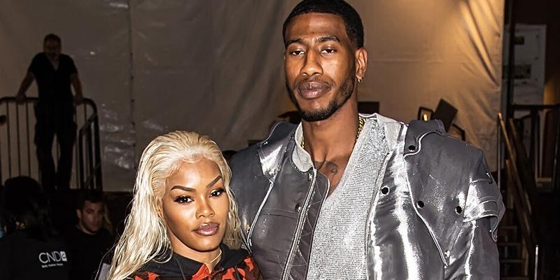 Teyana Taylor and Iman Shumpert at The Blonds fashion show during New York Fashion Week
