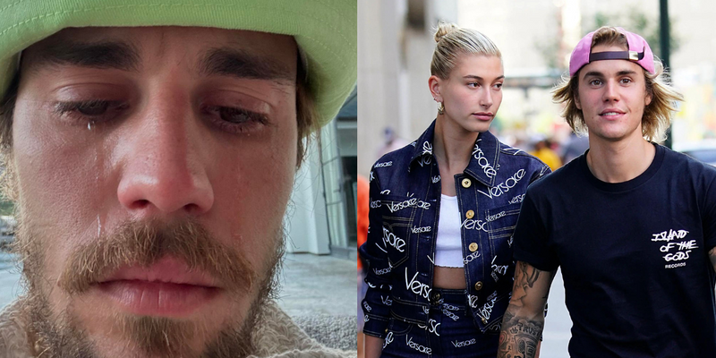 Hailey Bieber Calls Husband Justin A 'Pretty Crier' After He Posted 'Worrying' Crying Selfies