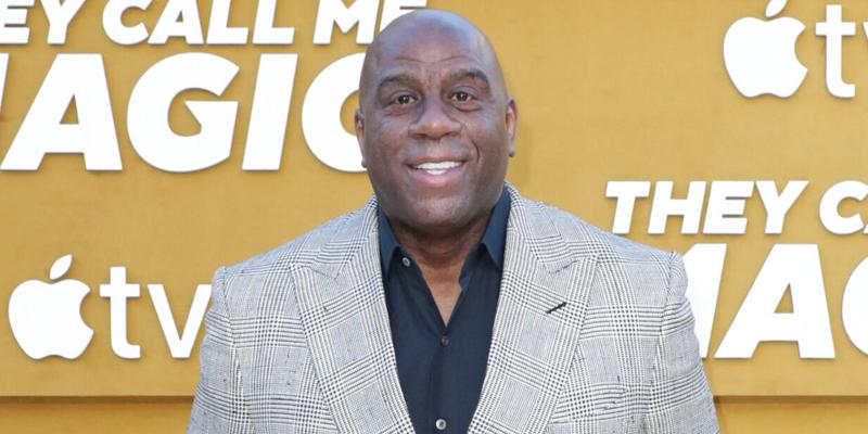 Magic Johnson at Los Angeles Premiere Of Apple's 'They Call Me Magic'