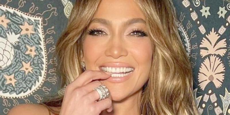 Jennifer Lopez smiling