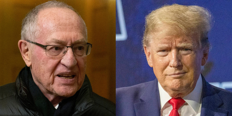 Alan Dershowitz, Donald Trump