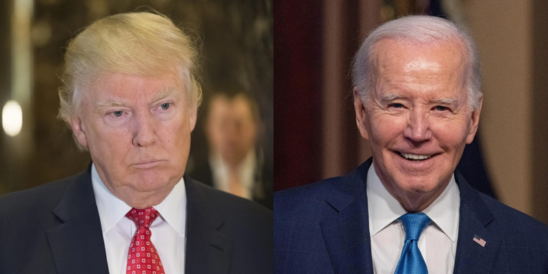 Donald Trump, Joe Biden