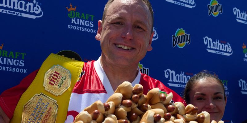 Joey Chestnut wins Nathans Hot Dog Eating Contest 2021