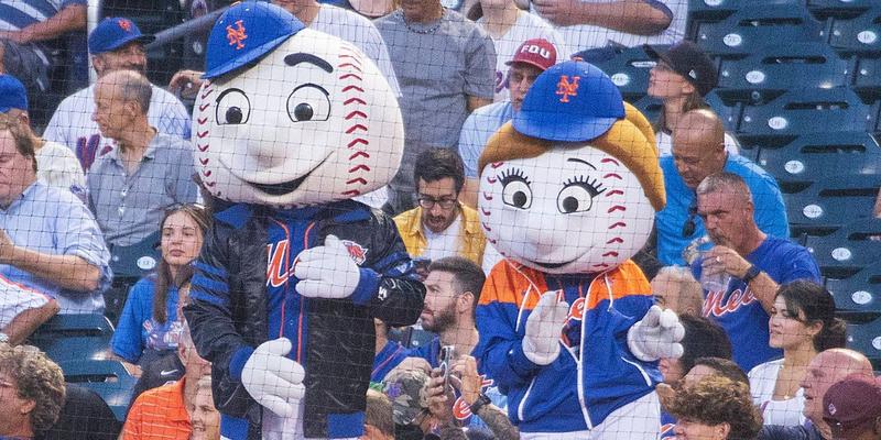 Mr. and Mrs. Met at Citi Field