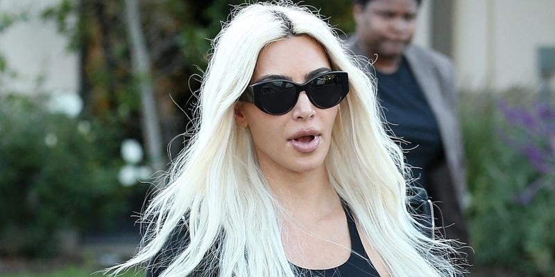 Kim Kardashian is seen leaving her son's basketball game
