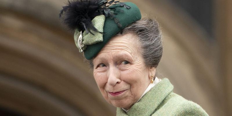 Princess Anne attends Easter Service St George's Chapel 2024