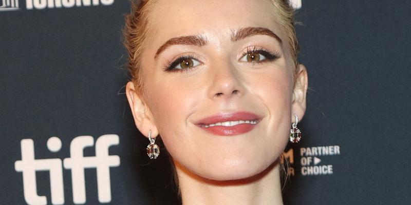 Kiernan Shipka smiles close up