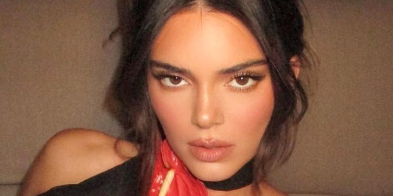 Kendall Jenner poses close up
