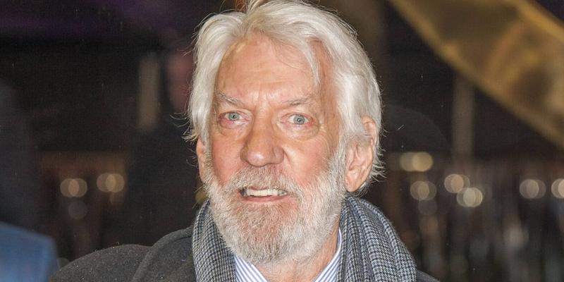 Actor Donald Sutherland attending the Hunger Games Catching Fire film premiere at the Odeon Leicester Square in London